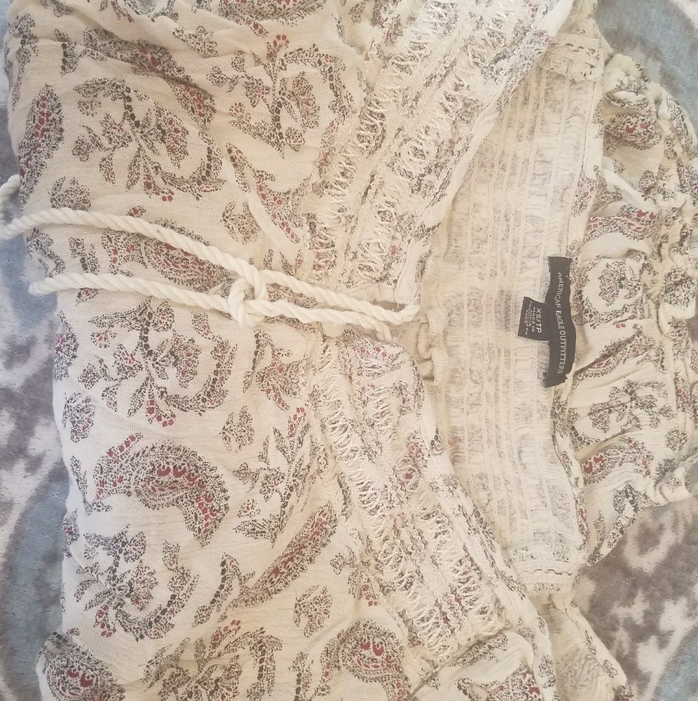 Long sleeve bohemian blouse